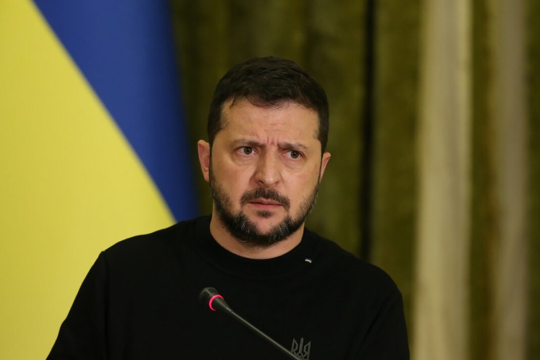 Wo³odymyr Ze³enski Volodymyr Zelenskyy during an interview