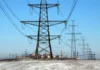 Лінії електропередач зимою