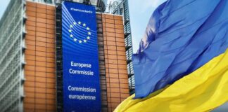 The building of the European Union institutions in Brussels