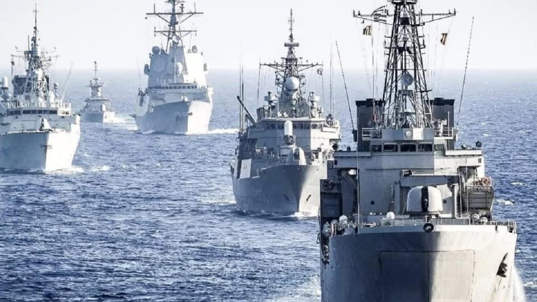 кораблі НАТО у Балтійському морі під час навчань