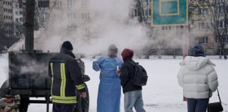 Winter Kyiv without heat