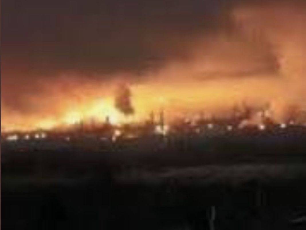 Пожежа на Нєфтегорському газопереробному заводі в Самарській області