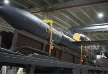 Президент України Володимир Зеленський під час заяви про ракети «Фламінго»