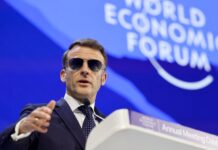 Emmanuel Macron speaking about the EU's economic policy