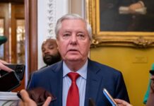 Graham in Munich calls on Europe to pay for weapons for Ukraine Lindsey Graham speaking at the conference