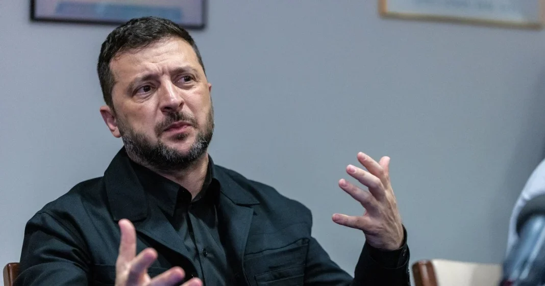 Володимир Зеленський під час заяви щодо переговорів