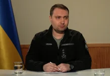 Kirill Budanov during a public speech