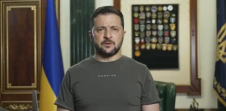 Володимир Зеленський під час виступу