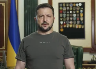 Володимир Зеленський під час виступу