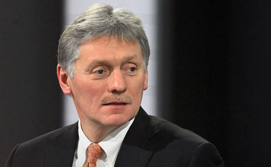 756557496399741 Dmitry Peskov during a briefing