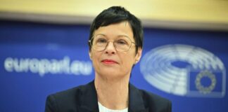 Martha Kos speaking in the EU