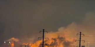 Fire at an industrial enterprise in the Smolensk region