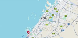 У Дубаї пролунали вибухи, евакуюють Бурдж-Халіфу Карта Дубая з позначкою району Dubai Marina