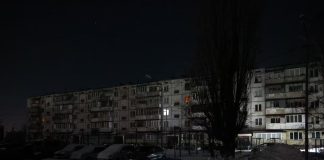 Темрява у житлових кварталах Бєлгорода