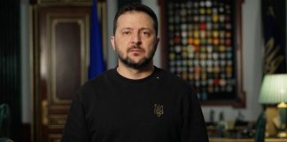 Володимир Зеленський під час звернення