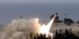 Пуск ракети протиповітряної оборони під час навчань