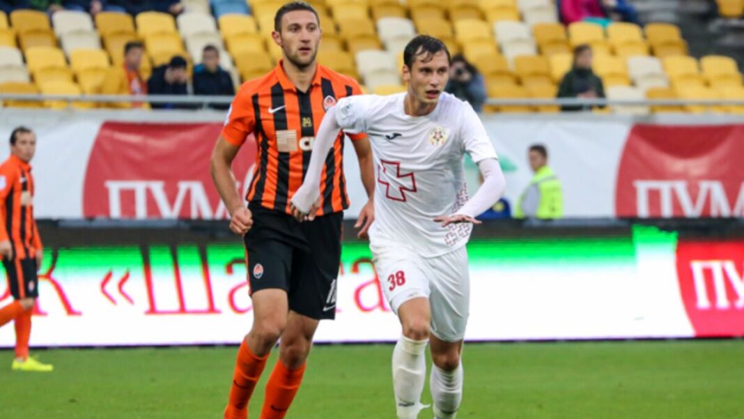 petrov_volyn Sergei Petrov during a football match
