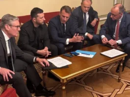 Лідери ЄС під час міжнародної зустрічі