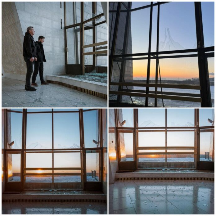 photo_202у Пошкоджені вікна музею монумента «Батьківщина-мати»