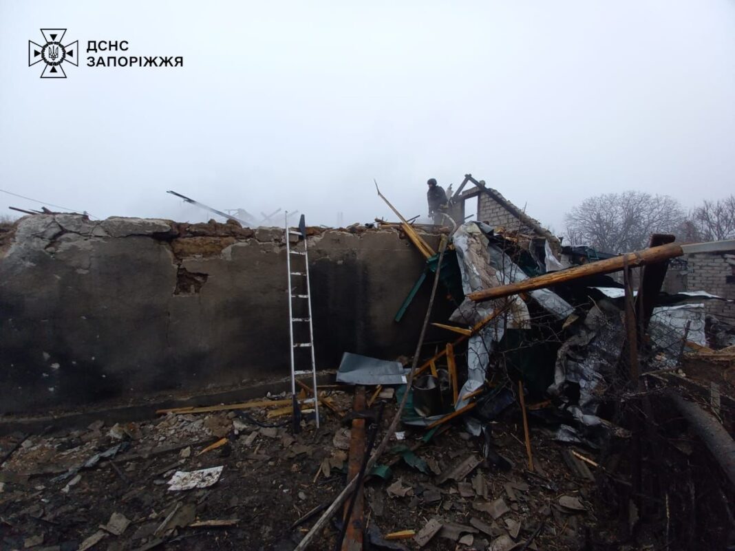 Наслідки атаки дрона в Запорізькому районі