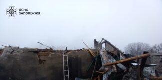 Наслідки атаки дрона в Запорізькому районі