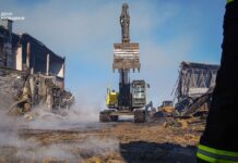 Elimination of the consequences of shelling of the enterprise in Yagotyn