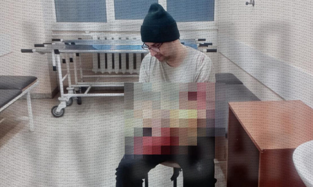 photo_2026-02-15_17-06-04 A man in a medical facility after the incident