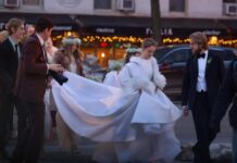 Весільна церемонія Маї Гоук у Нью-Йорку