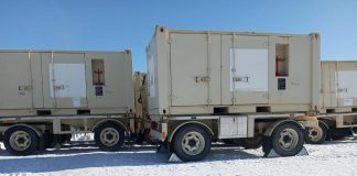 Мобільні електрогенератори на причепах, передані Україні