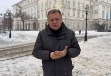 Andriy Sadovyi in winter