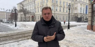 Андрій Садовий зимою