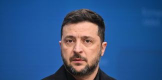 Володимир Зеленський під час заяви щодо Білорусі та НАТО