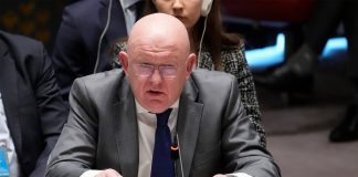 Permanent Representative of the Russian Federation to the UN Vasily Nebenzya