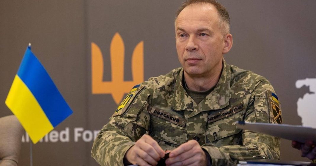 Syrsky Alexander Syrsky during a statement about the losses of the Russian army