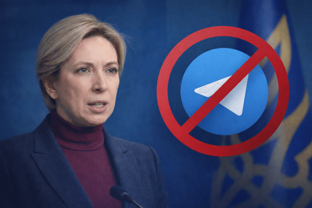 Ірина Верещук коментує питання обмеження Telegram