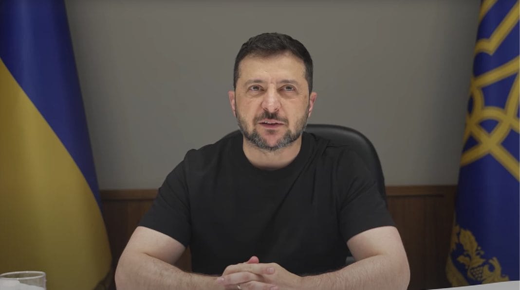 Володимир Зеленський під час заяви щодо Лукашенка