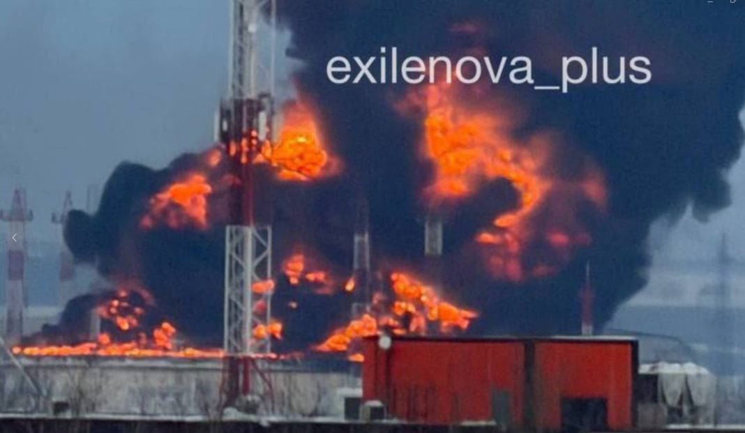 Tatarstan Fire at the Kaleikino oil pumping station in Tatarstan