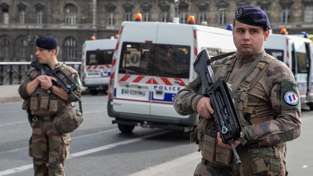 French soldiers patrol the streets as security is tightened