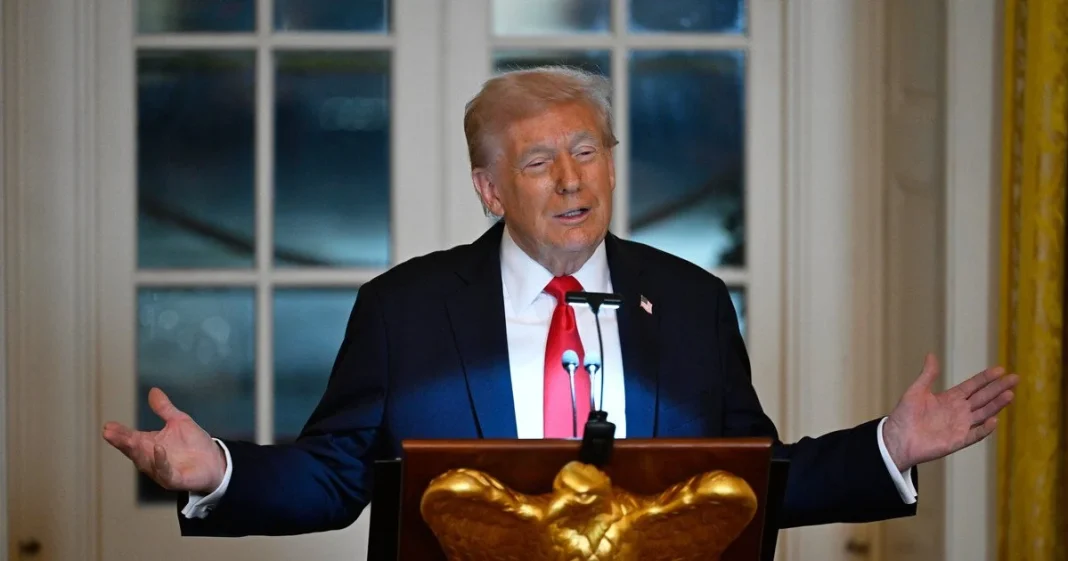 Дональд Трамп під час виступу