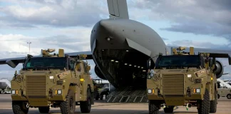 Australian military during an exercise