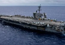 Іран заявив про удар по авіаносцю Abraham Lincoln американський авіаносець USS Abraham Lincoln у морі