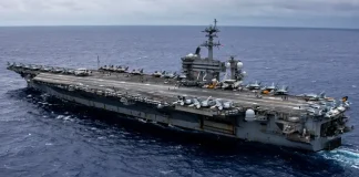 Іран заявив про удар по авіаносцю Abraham Lincoln американський авіаносець USS Abraham Lincoln у морі