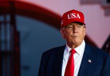 Дональд Трамп під час заяви щодо політики США щодо Ірану