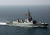 військовий фрегат ВМС Іспанії у Середземному морі