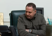 Andriy Yermak during a public event