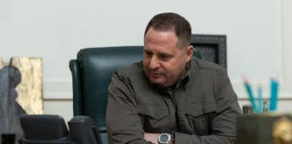 Andriy Yermak during a public event