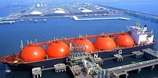 An LNG tanker on the news of a production shutdown in Qatar