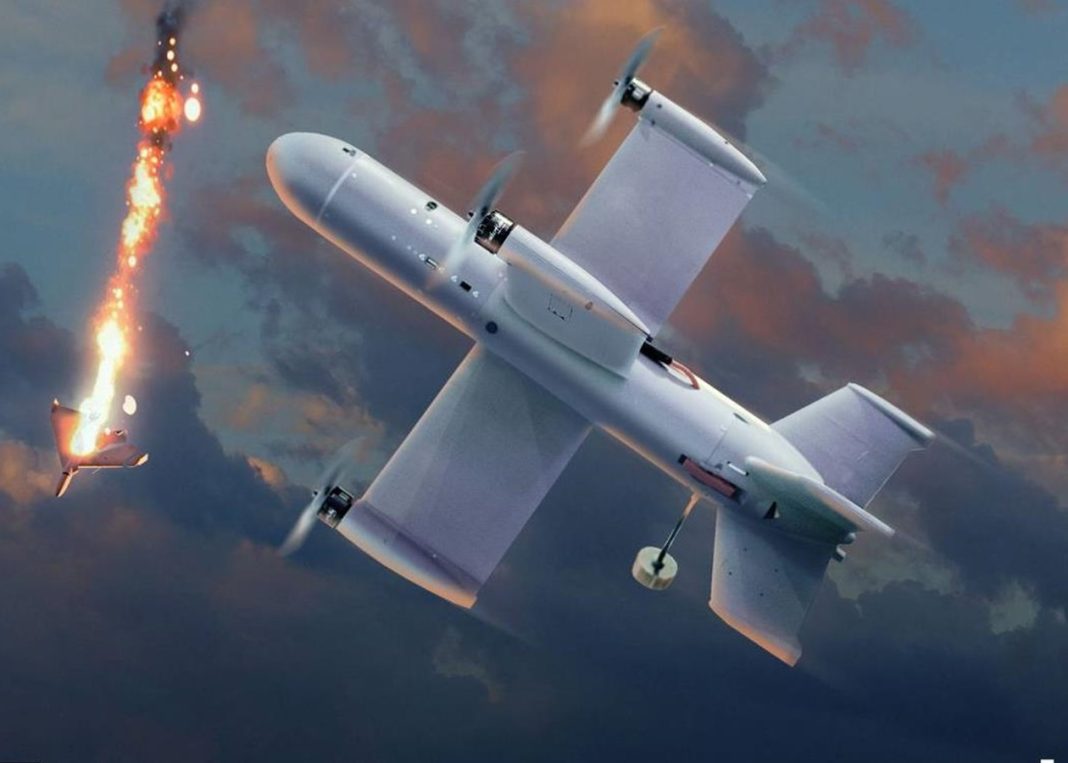 Безпілотний дрон перехоплювач