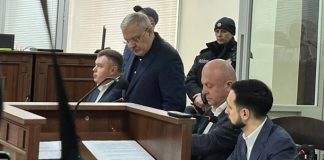 Herman Halushchenko in the courtroom during the hearing of the appeal in the HACCU