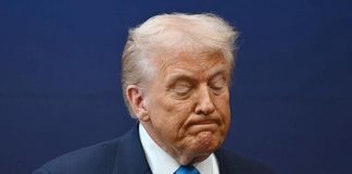 Дональд Трамп під час виступу щодо Ірану